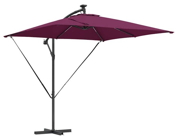 Parasol plażowy Bordeaux Czerwony 249 x 249 x 250 cm