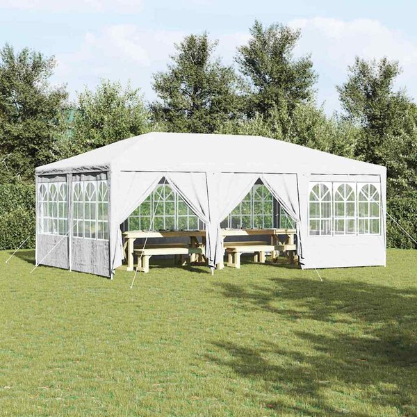 Namiot Imprezowy Biały 600 x 400 x 266 cm Polietylen