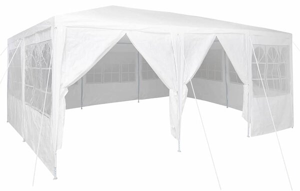 Namiot Imprezowy Biały 600 x 400 x 266 cm Polietylen