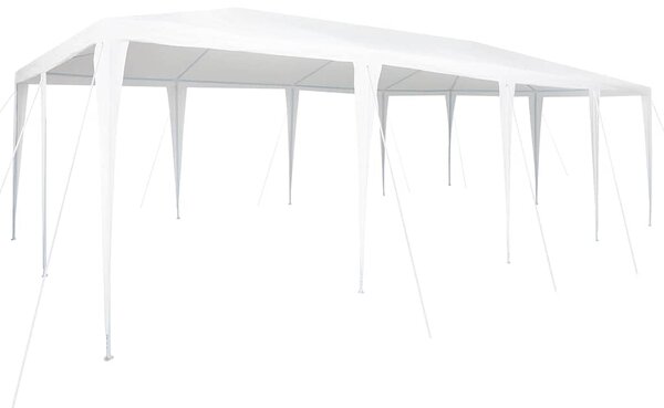 Namiot Imprezowy Biały 800 x 400 x 266 cm Polietylen i Stal