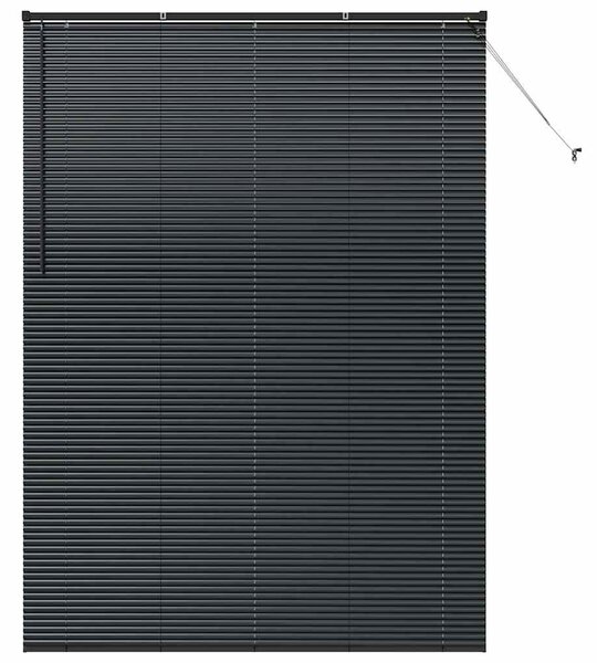Żaluzje weneckie Czarny 220 x 160 cm Aluminium