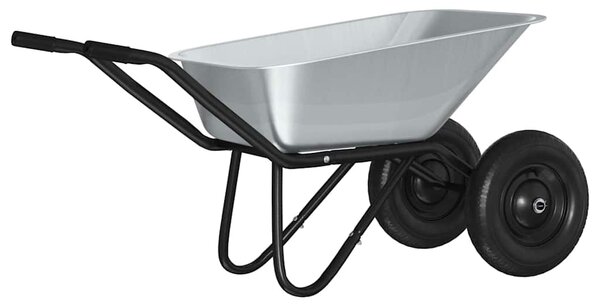 Wózek Srebrny i czarny 137 x 60 x 65,5 cm Stal