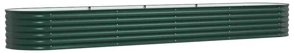 Podniesiony grządka Zielony 400 x 80 x 44 cm Stal