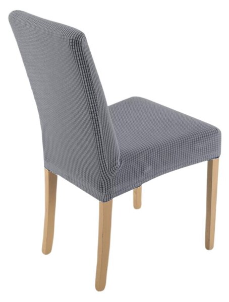 Pokrowiec na krzesło EUROFIRANY D91 457080 (35 x 30 x 55 cm) Stalowy