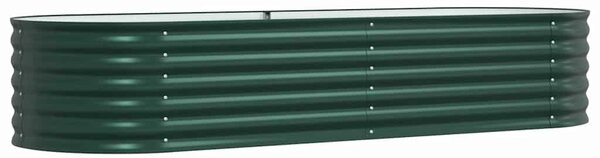 Podniesiony grządka Zielony 240 x 80 x 44 cm Stal