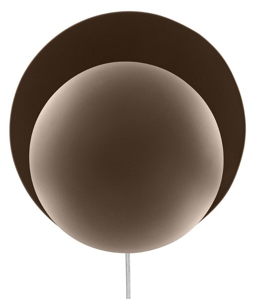 Lampa Ścienna Globen Lighting, Orbit, brąz rdzawy, salon, metal, design