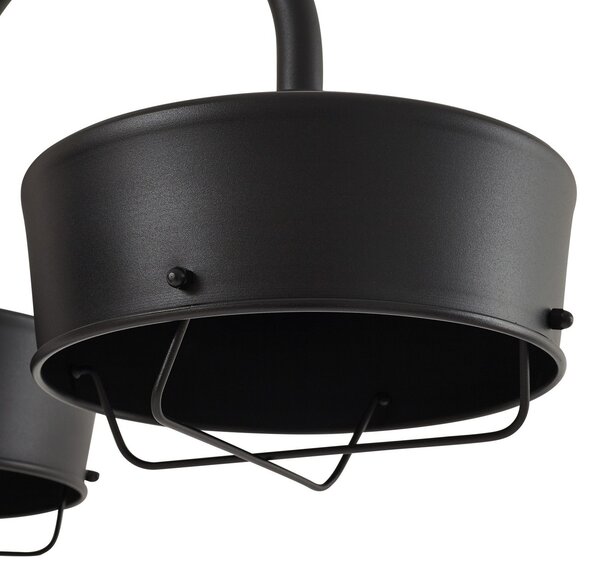 Zewnętrzna Lampa PRIOS, Thorus, czarny, taras, aluminium, nowoczesny