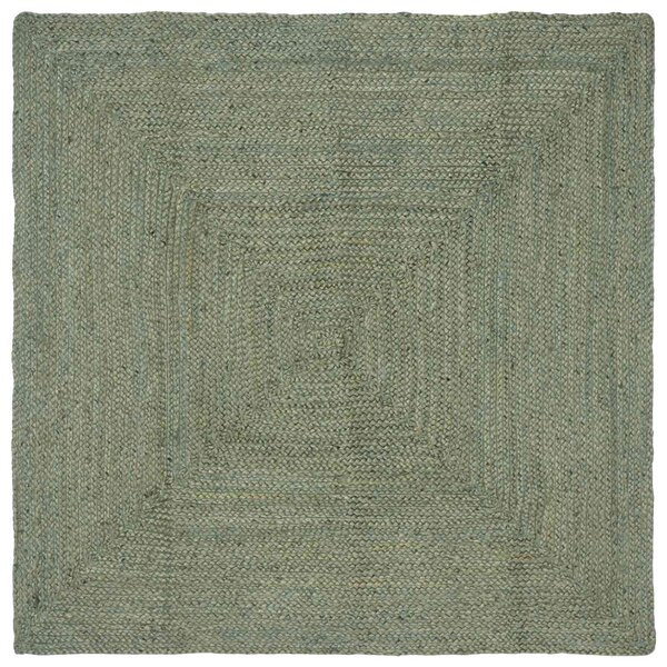 Dywany pokojowe Prostokątny Oliwkowy zielony 120 x 120 cm Juta