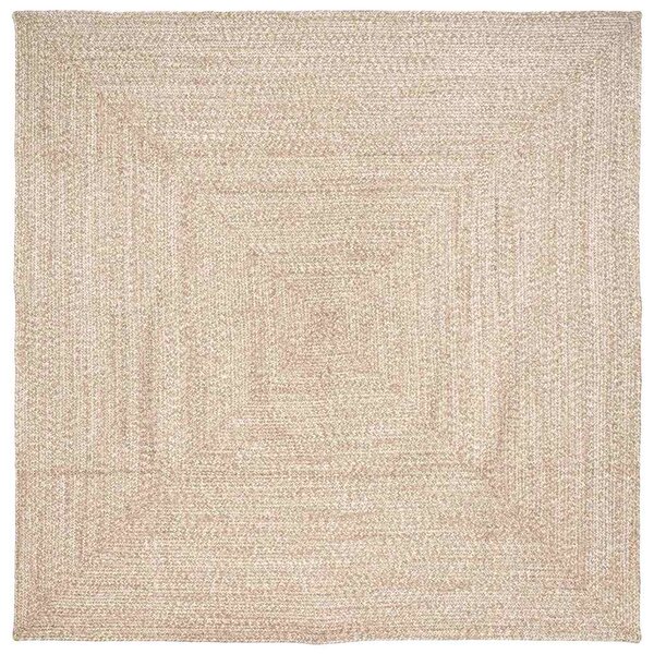 Dywany pokojowe Naturalne i białe 200 x 200 cm Juta