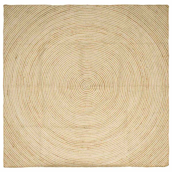 Dywany pokojowe Biały 200 x 200 cm Juta
