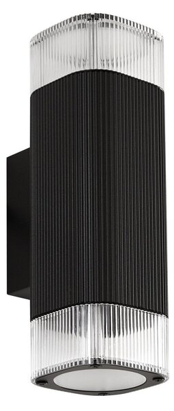 Zewnętrzna Lampa Lindby, Halvar, ściemnialny, czarny, taras, metal, nowoczesny