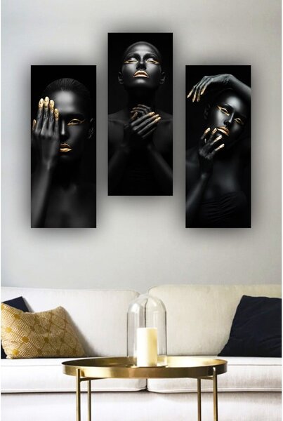 Obrazy zestaw 3 szt. 20x50 cm – Wallity