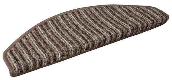 Samoprzylepne maty na schody 15 pcs Brązowy 65 x 21 x 4 cm