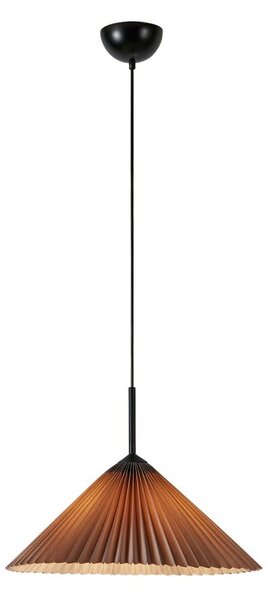 Szara lampa wisząca ø 50 cm Plisado – Markslöjd
