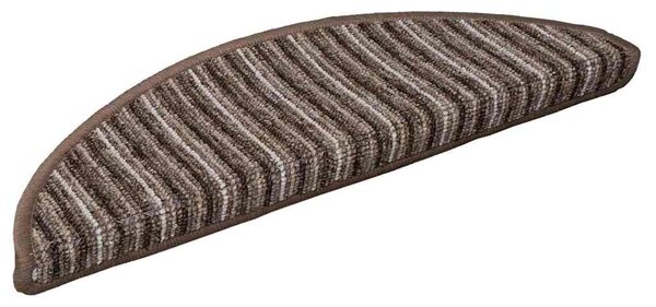 Samoprzylepne maty na schody 15 pcs Brązowy 56 x 17 x 3 cm