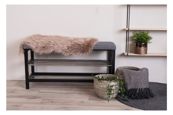 Szara szafka na buty z siedziskiem Padova – House Nordic