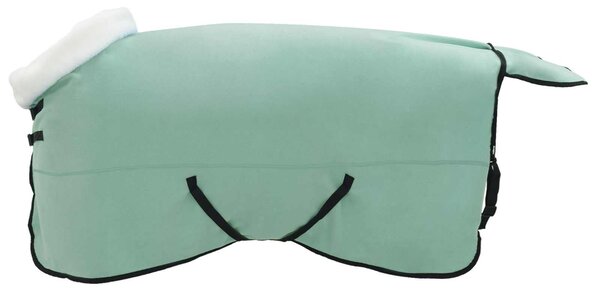 Koc dla Koni Pełny ciemnozielony 135 cm Polarowy fleece