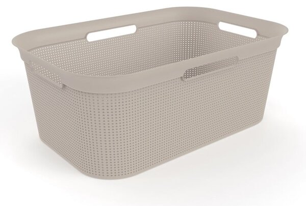 Beżowy plastikowy kosz na pranie 41 l Brisen – Rotho