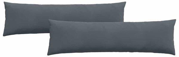 Poduszki na sofę 2 pcs Ciemnoszary 145 x 40 cm