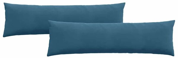 Poduszki na sofę 2 pcs Niebieski 145 x 40 cm Tkanina sztruksowa
