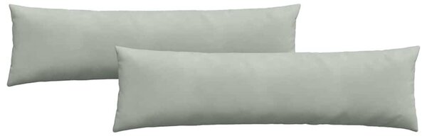 Poduszki na sofę 2 pcs Jasnoszary 145 x 40 cm
