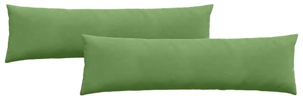 Poduszki na sofę 2 pcs jasnozielony 145 x 40 cm