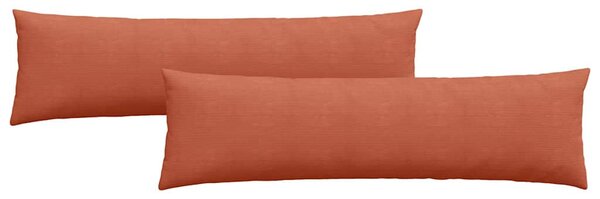 Poduszki na sofę 2 pcs Czerwono-pomarańczowy 145 x 40 cm