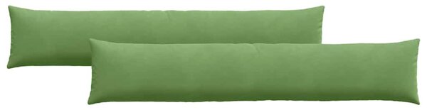 Poduszki na sofę 2 pcs jasnozielony 200 x 40 cm