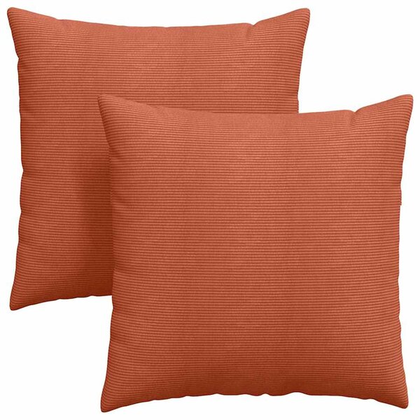 Poduszki na sofę 2 pcs Czerwono-pomarańczowy 60 x 60 cm