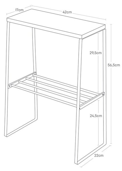 Stolik 22x42 cm Tosca – YAMAZAKI