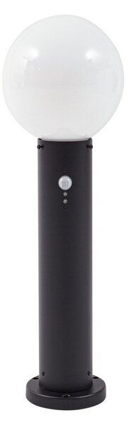 Zewnętrzna Lampa Lindby, Dangan, ściemnialny, czarny, taras, szkło, nowoczesny