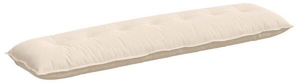 Poduszka na plecy Beżowy 200 x 50 cm Tkanina mikrofibrowa
