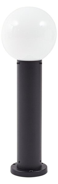 Zewnętrzna Lampa Lindby, Dangan, ściemnialny, czarny, taras, szkło, nowoczesny