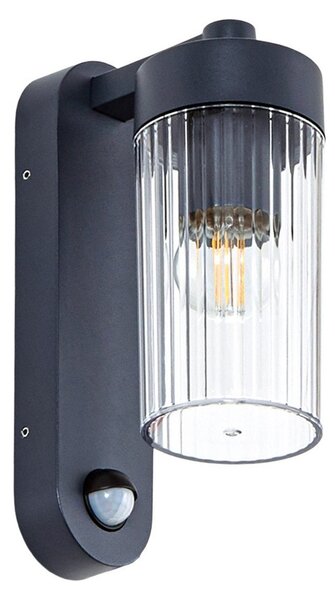Zewnętrzna Lampa Lindby, Kaliro, ściemnialny, czarny, taras, aluminium, nowoczesny
