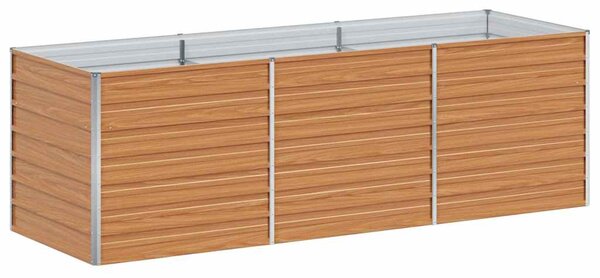 Podniesiona rabata ogrodowa Jasny Brąz 240 x 80 x 77 cm