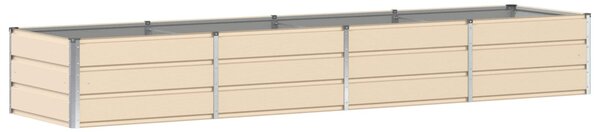 Donica Kość słoniowa 320 x 80 x 45 cm Stal