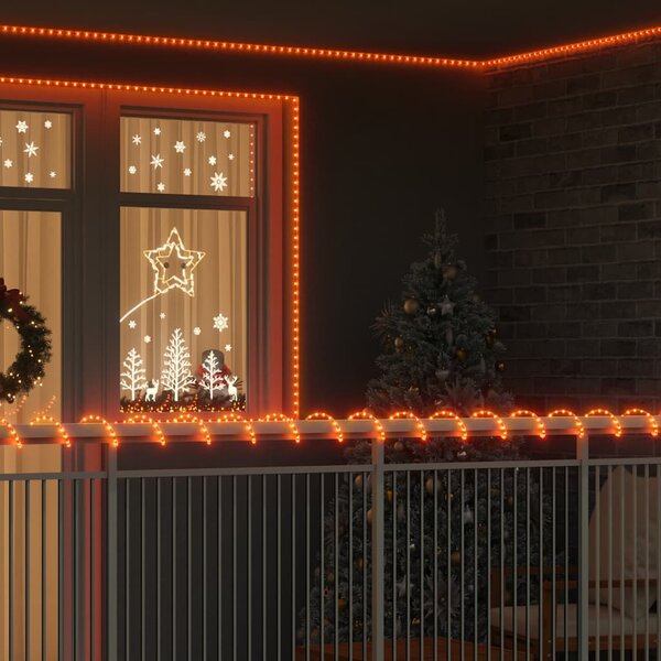 Lina świetlna z 1200 diodami LED Ciepła biel 50 m PVC