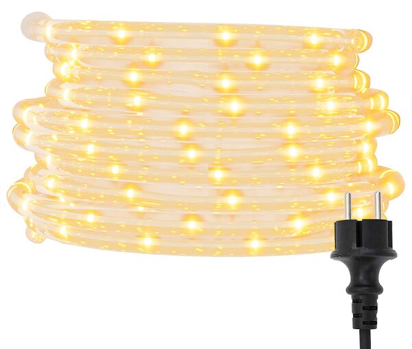 Lina świetlna z 2400 diodami LED Ciepła biel 100 m PVC