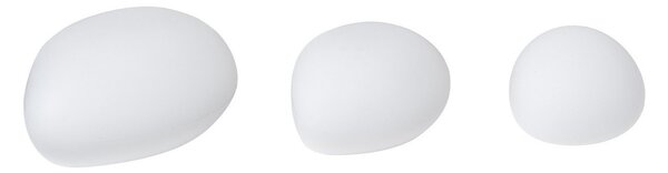Zewnętrzna Lampa Lindby, Liedra, ściemnialny, biały, balkon, tworzywo sztuczne, nowoczesny