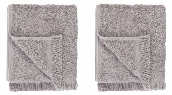 Jasnoszare bawełniane ręczniki zestaw 2 szt. 30x50 cm FRINO – Blomus