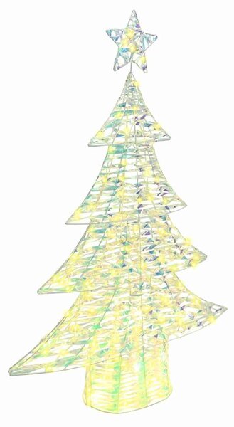 Choinka z 120 diodami LED Ciepła biel 120,5 cm PET
