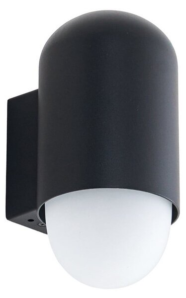 Zewnętrzna Lampa Lindby, Pilva, ściemnialny, czarny, balkon, aluminium, nowoczesny