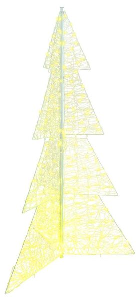 Choinka z 240 diodami LED Ciepła biel 180 cm Akryl