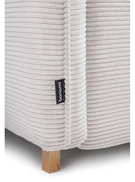 Beżowa sztruksowa rozkładana sofa 218 cm Tori – Bonami Selection