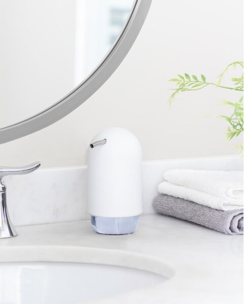 Biały plastikowy dozownik do mydła 230 ml Touch – Umbra