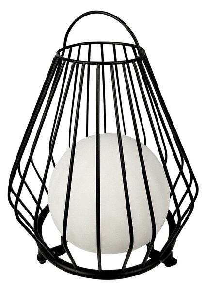 Zewnętrzna Lampa Dyberg Larsen, Evesham, ściemnialny, czarny, taras, metal, design