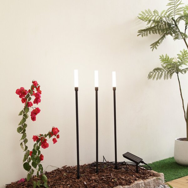 Zewnętrzna Lampa Lindby, Balian, czarny, aluminium, nowoczesny
