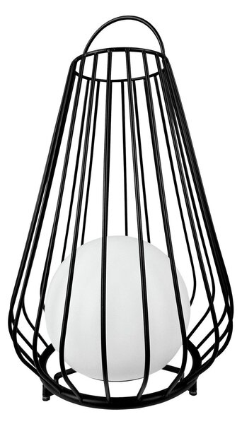 Zewnętrzna Lampa Dyberg Larsen, Evesham, ściemnialny, czarny, taras, metal, design