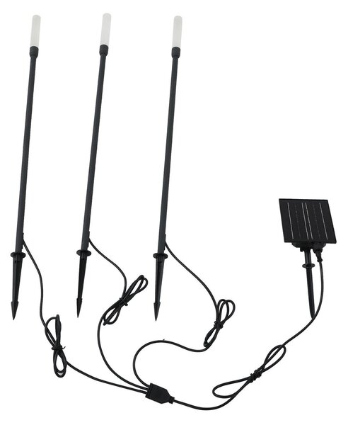 Zewnętrzna Lampa Lindby, Balian, czarny, aluminium, nowoczesny