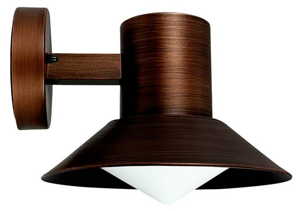Zewnętrzna Lampa Dyberg Larsen, Ocean, ściemnialny, miedziany, taras, metal, design